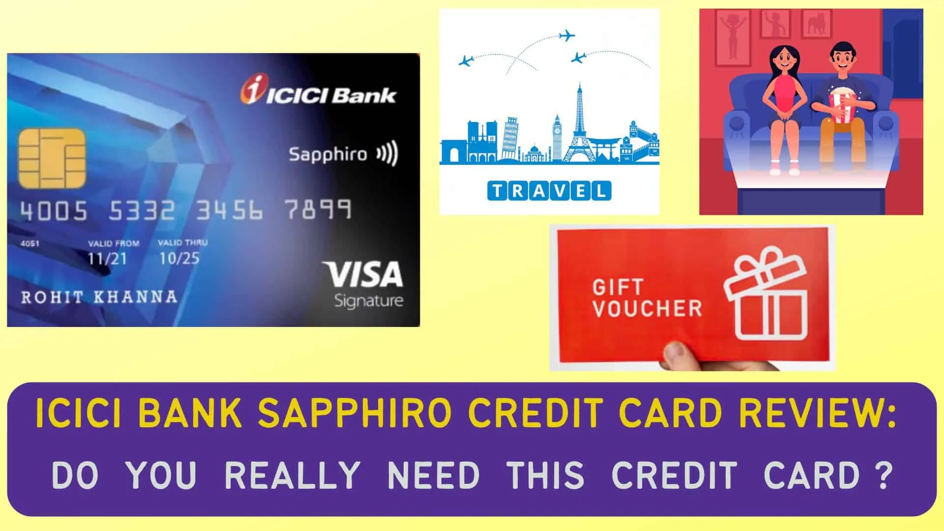 ICICI Sapphiro Credit Card Review